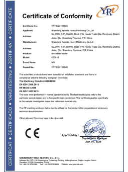 Shandong Keruide Heavy Machinery Co., Ltd.,